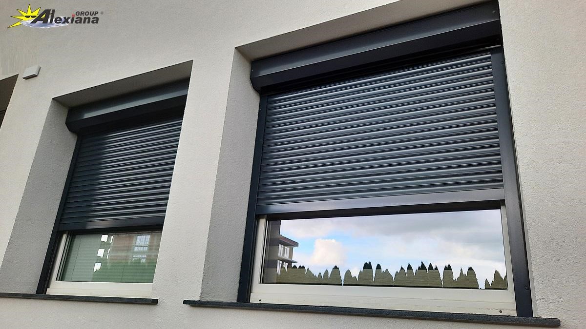Exterior roller shutters, also preferred by apartment owners in the block